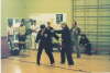 Master Parker Demonstrating Stick Fight Technique.